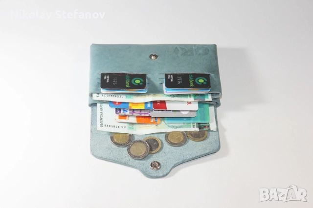 Дизайнерски оригами портфейл, снимка 6 - Портфейли, портмонета - 52552342