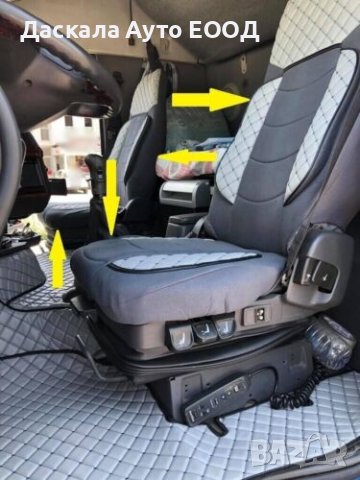 Комплект калъфи тапицерия DELUX за седалки на ВОЛВО Volvo FH2 FH3, снимка 2 - Аксесоари и консумативи - 43474280
