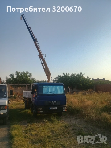 Продава се самосвал с кран 