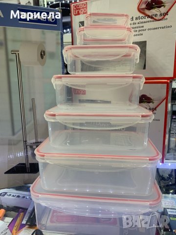 Херметически кутии за храна / Комплект Кутии за храна / Кутии за фризер / Кутии за Обяд, снимка 9 - Кутии за храна - 43777099