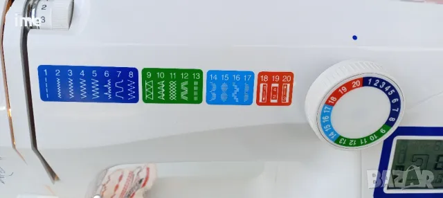 Шевна машина НОМЕР 05. AEG 11225. Ревизирана. Работеща с мостра на някой видове на шиене..., снимка 14 - Шевни машини - 50157140