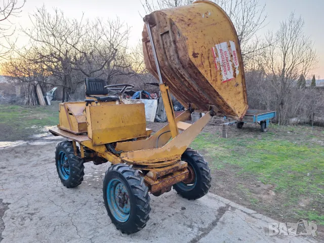 Дъмпер 4х4 20к.с.дизел Ruggerini въртящ леген с хидравлика, снимка 9 - Индустриална техника - 49425498