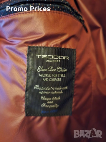 -50% Teodor мъжко яке Теодор тип сако/палто есен/зима размер 50, снимка 4 - Якета - 53061281