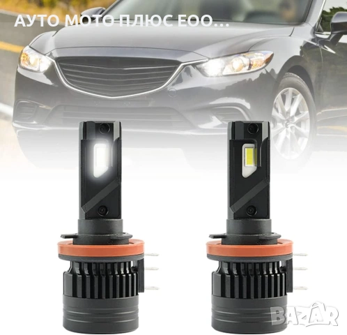 LED диодни крушки за фарове - H15 CANBUS, 12V, 60W, 10000LM, снимка 2 - Аксесоари и консумативи - 53126888