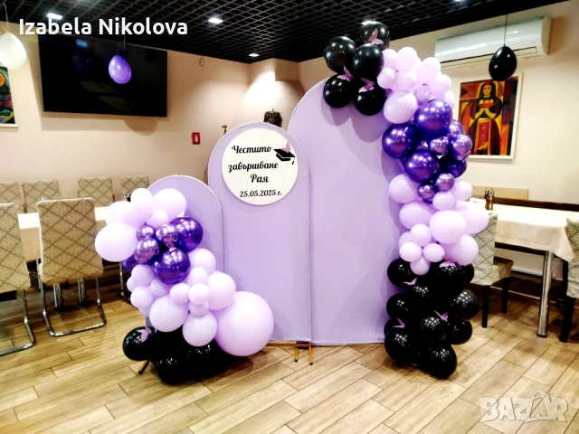 Украса с балони, снимка 10 - Други - 40129593