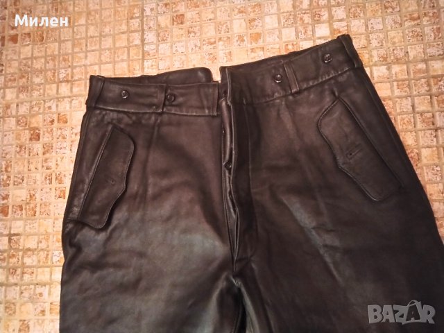 Кожен мото панталон , снимка 1 - Панталони - 37164562