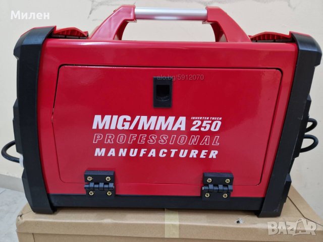 ПРОМОЦИЯ! Електрожен + Телоподаващо MIG-MMA -250 Ампера МАX PROFESSIONAL- Телоподаващ Апарат, снимка 5 - Други инструменти - 27438635