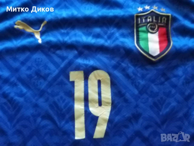 Италия футболна тениска Пума 2020г Пума №19 Леонардо Бонучи размер М, снимка 4 - Футбол - 51359322