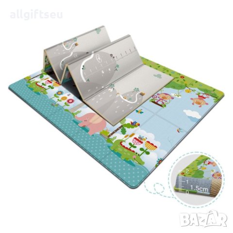 Детско килимче за пълзене и игра против плъзгане от термо пяна модел КРОКОДИЛЧЕ, снимка 2 - Други - 43954414