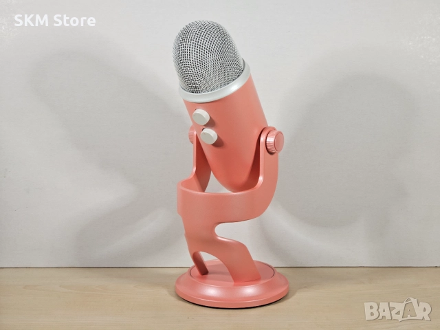 Logitech Blue Yeti USB микрофон с чист звук и професионално присъствие, снимка 2 - Микрофони - 52669586