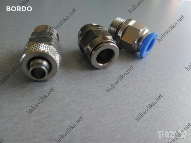 Бързи връзки за шлаух G1/4-Ф8, снимка 4 - Резервни части за машини - 33585710