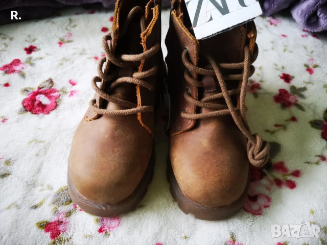 Zara Нови Боти естествена кожа р-р 25, снимка 6 - Детски боти и ботуши - 52003607