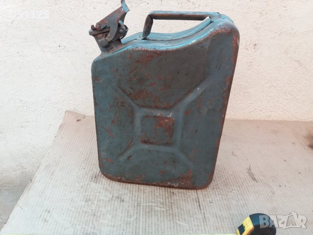метална туба за гориво - 10 литра с маркировка, снимка 11 - Антикварни и старинни предмети - 37348808