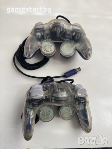 Nintendo Gamecube Controller - Indigo \ Clear, снимка 2 - Аксесоари - 52850169