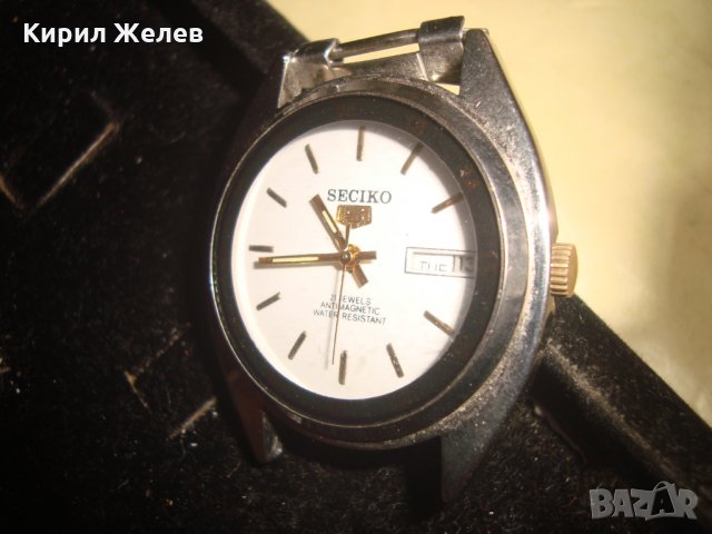 SECIKO 5 21 JEWELS ANTIMAGNETIC ИНТЕРЕСЕН РАБОТЕЩ МАРКОВ МЕХАНИЧЕН ЧАСОВНИК 20844, снимка 13 - Мъжки - 32832312