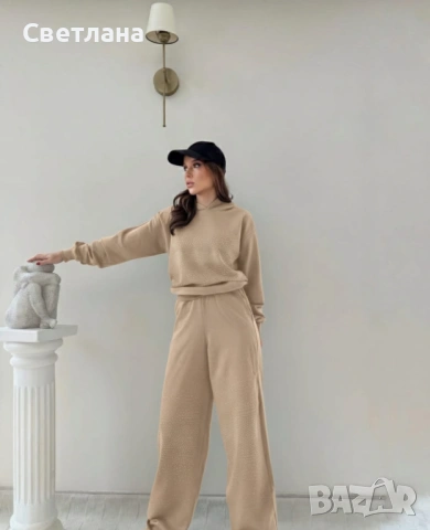 Дамски комплект с камъчета в ЗЕЛЕНО СИНЬО КАФЯВО БЕЖОВО ЧЕРНО, снимка 5 - Спортни екипи - 53107921