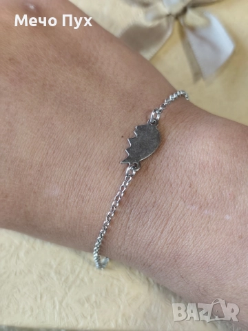 Сребърна гривна (336), снимка 2 - Гривни - 52456300