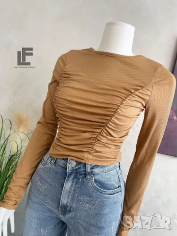 Блуза LFS MustHave Brown , снимка 2 - Блузи с дълъг ръкав и пуловери - 50436193