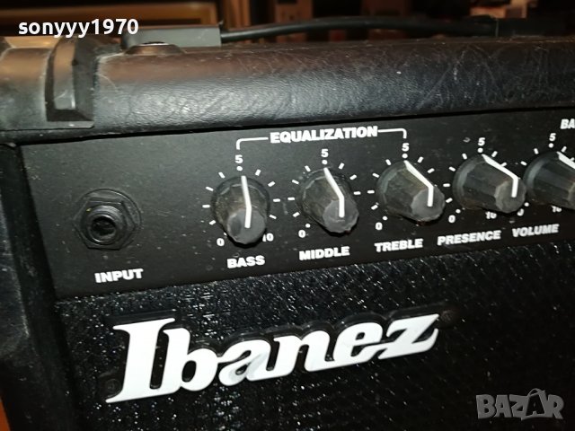 IBANEZ IBZ10B L bass ampli-КИТАРЕН УСИЛВАТЕЛ ОТ ГЕРМАНИЯ 0402231913, снимка 4 - Ресийвъри, усилватели, смесителни пултове - 39555259