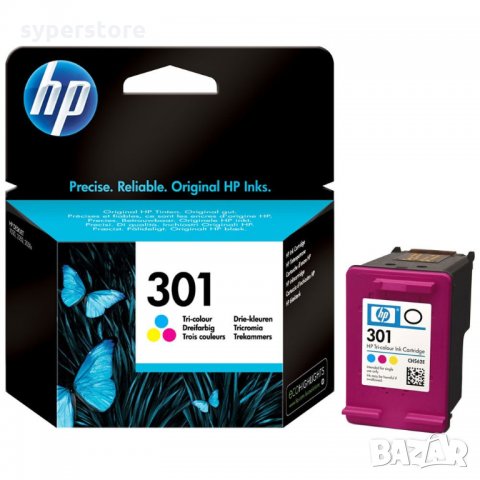 Глава за HP 301 Tri-color,Трицветна  CH562EE Оригинална мастило за HP Officejet Pro 1000 1010 1050 2