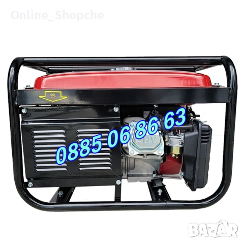 Генератор на газ, бензин и метан, четиритактов генератор за ток 3,5 kW, снимка 4 - Други машини и части - 51863556