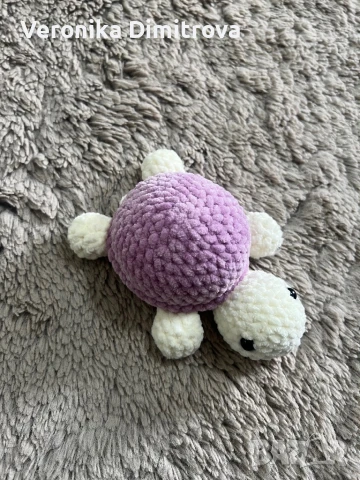 Плетени играчки-костенурки , снимка 6 - Плюшени играчки - 50748319