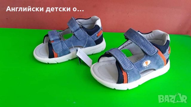 Английски детски сандали естествена кожа , снимка 2 - Детски сандали и чехли - 33406934