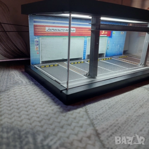 Гараж диорама за 5 коли в мащаб 1-64 , снимка 3 - Колекции - 52261233