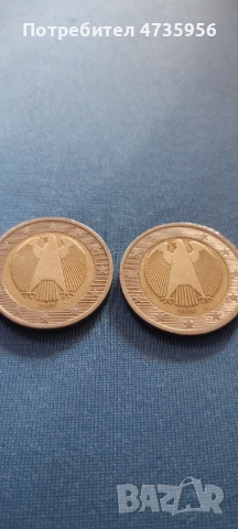 2 Монети от 2 евро Германия 2002 , снимка 3 - Нумизматика и бонистика - 53454774