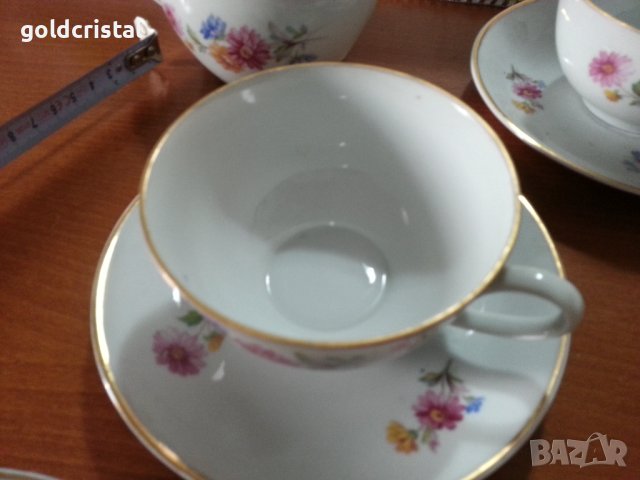 Стар немски порцелан чаши за чай , снимка 11 - Антикварни и старинни предмети - 40551718