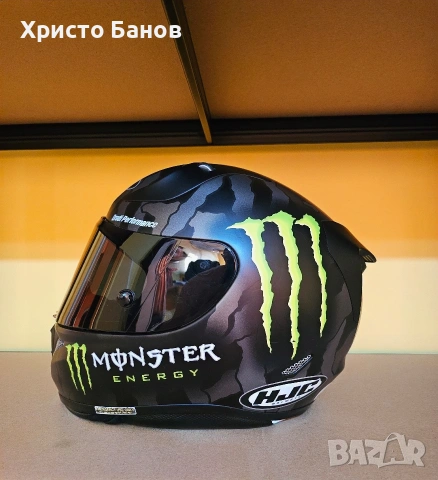 Мотоциклетна каска HJC RPHA 11 Monster Military, снимка 3 - Аксесоари и консумативи - 53304148
