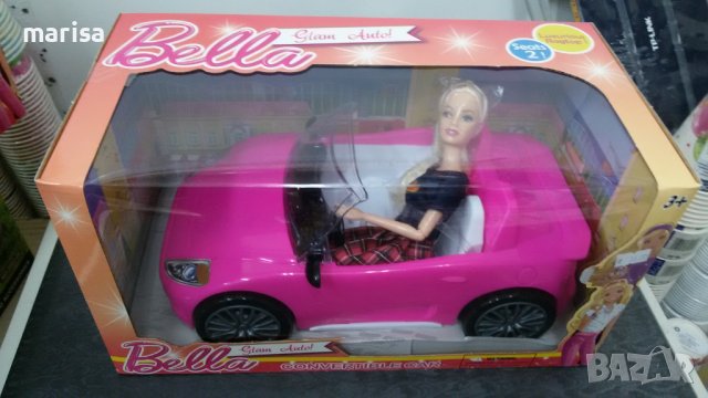 Кола на мечтите с кукла, Кукла с чупещи стави и кабриолет в два цвята - 6128, снимка 6 - Кукли - 38543399