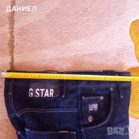 Оригинални Мъжки дънки G-Star Raw нимер W29/L34, снимка 4 - Дънки - 28748150