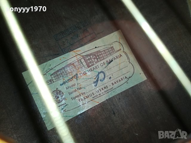 поръчана-framus-werke-bavaria made in west germany 0606211115, снимка 17 - Китари - 33119899