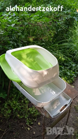 Котешка тоалетна, Purina Tidy Cats Breeze, пластмаса, зелено/бяло, снимка 4 - За котки - 50578917