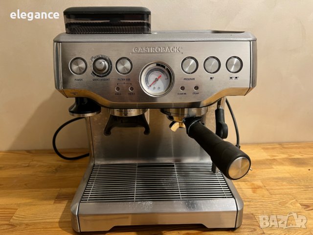 Еспресо машина Gastroback с вградена мелачка, снимка 2 - Кафемашини - 43662281