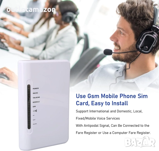 Фиксиран безжичен терминал, четирибандов GSM настолен повикващ, 4G, автоматична IP функция, снимка 4 - Друга електроника - 52803334