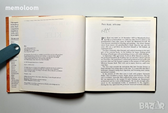 Klee, The Life and Works of Paul Klee, Linda Doeser, снимка 4 - Енциклопедии, справочници - 51452646