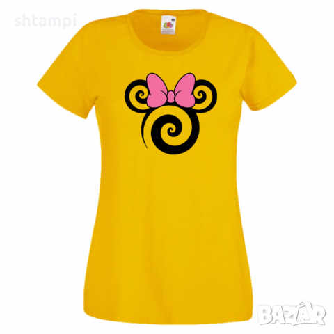 Дамска тениска Minnie Head 1Подарък,Изненада,Рожден ден,, снимка 10 - Тениски - 36530035