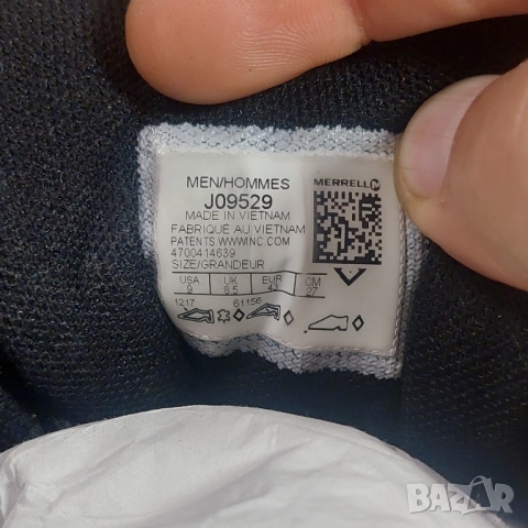 MERRELL OUTMOST VENT GTX Gore-Tex номер 43 обувки/маратонки , снимка 8 - Други - 52282425