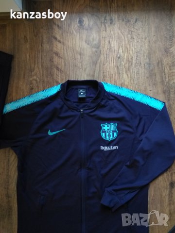 Nike FCB - страхотно мъжко горнище КАТО НОВО, снимка 6 - Спортни дрехи, екипи - 39458443
