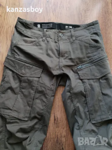 g-star rovic zip 3d regular tapered - мъжки карго панталон 31 КАТО НОВ, снимка 3 - Панталони - 49944602