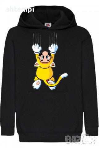 Детски Суитчър/Суитшърт Super Mario Tiger mode,Super Mario,Игра,Подарък,Изненада,Забавление,Рожден Д