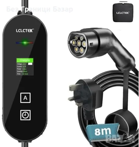 Нов Бързо зареждащ EV кабел Type 2, 3kW, с програмирано зареждане