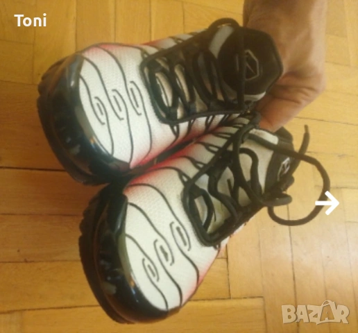 nike air max plus black red 44 -чисто нови!!! , снимка 3 - Маратонки - 53541129