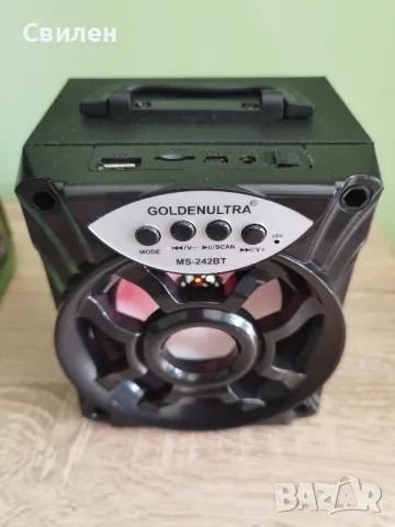 Портативна колона MS-247BT FM Bluetooth USB, снимка 2 - Тонколони - 47875806