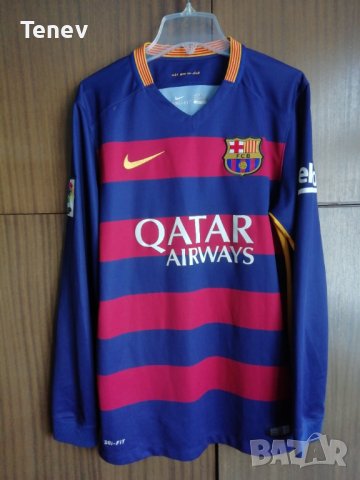 Barcelona Neymar Jr Nike 2015/2016 оригинална тениска фланелка дълъг ръкав Барселона Неймар , снимка 2 - Тениски - 43614495