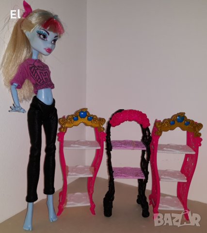 9 броя Оригинални мебели обзавеждане за кукли барби монстър хай евър афтър хай , снимка 5 - Кукли - 27604225