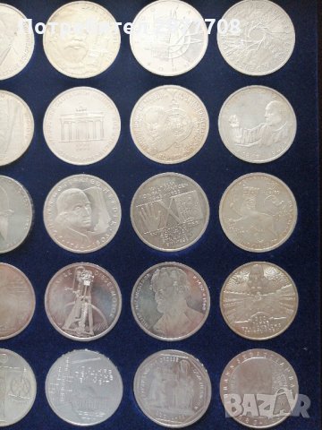 Сребърни немски монети 1951-2000, снимка 8 - Нумизматика и бонистика - 32858323