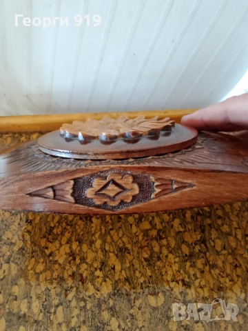 Дървена кутия , снимка 2 - Антикварни и старинни предмети - 52533917